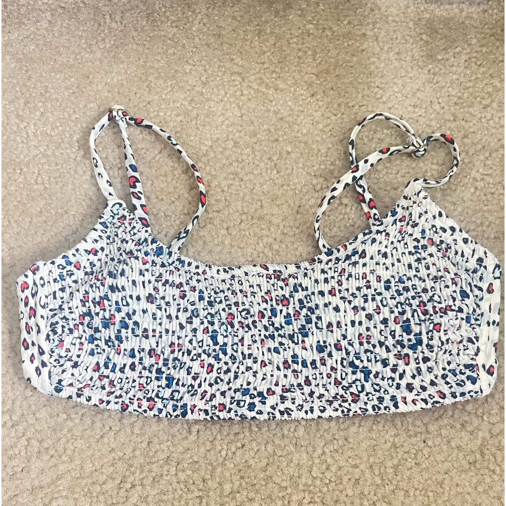 Red, white, and blue leopard print bikini!